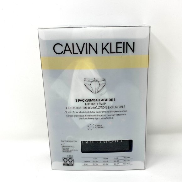 💖MEGA SALE💖Calvin Klein 3 PACK Blue Underwear Brief Cotton Men's NP21660416 - Picture 6 of 8